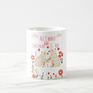 Cute Polar Bears Christmas Mug Kaffeetasse