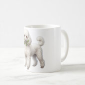 ‏Cute Poodle Dog Kaffeetasse (VorderseiteRechts)