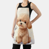 Cute Poodle Grooming Bubbles Scissors  Schürze (InSitu)