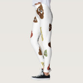 Cute Poop emoji funny gift ideas Leggings (Links)