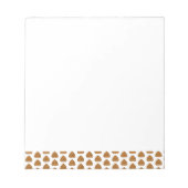 Cute Poop Pattern Notepad Notizblock (Vorderseite)