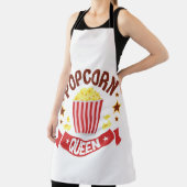 Cute Popcorn Queen Lover Women Girls Schürze (InSitu)