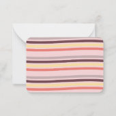 Cute Popcorn Valentine Classroom Note Card Mitteilungskarte (Rückseite)