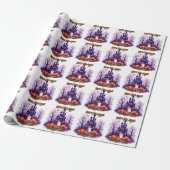 Cute Popular Halloween Spooky Collection Geschenkpapier (Ungerollt)