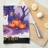 Cute Popular Halloween Spooky Collection Geschirrtuch (Viertel Falte)