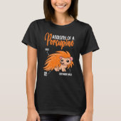 cute Porcupine anatomy for Porcupine T-Shirt (Vorderseite)