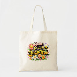 Cute Positive Quote Aesthetic Canvas Bag, Tragetasche
