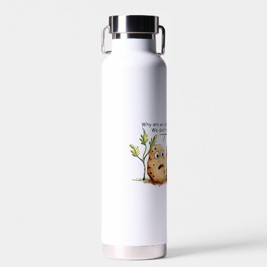 Cute Potatoes Toes Funny Potato Trinkflasche (Vorne)