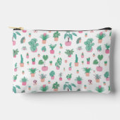 Cute Potted Plants Pattern Zipper Pouch Zubehörtasche (Vorderseite)
