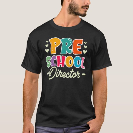 Cute Preschool Director Appreciation T-Shirt (Vorderseite)
