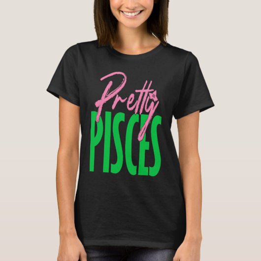 Cute pretty pisces zodiac signs aka T-Shirt (Vorderseite)