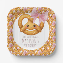 Cute Pretzel Girl Birthday Party