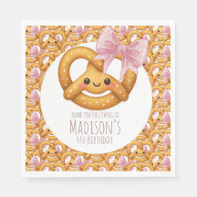 Cute Pretzel Girl Birthday Party