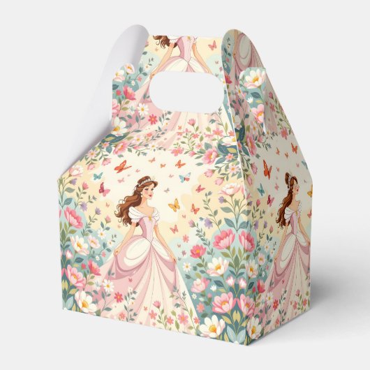 Cute princess with butterflies geschenkschachtel (Vorderseite)