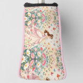 Cute princess with butterflies golf headcover (Rotieren 90)