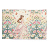 Cute princess with butterflies kissenbezug (Rückseite)