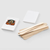 Cute Pug Dog With Pumpkins Fall Halloween Classic Fächer (Non-assembled)