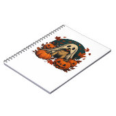 Cute Pug Dog With Pumpkins Fall Halloween Classic  Notizblock (Linke Seite)