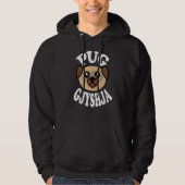 Cute Pug Gjyshja Hoodie (Vorderseite)
