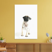 Cute Pug Puppy Leinwanddruck (Insitu (Wohnzimmer))