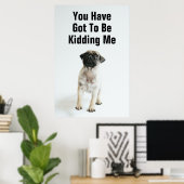 Cute Pug Puppy Poster (Heimbüro)