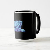 Cute Pug Puppy Tasse (VorderseiteRechts)