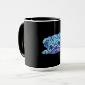 Cute Pug Puppy Tasse (Vorderseite Links)