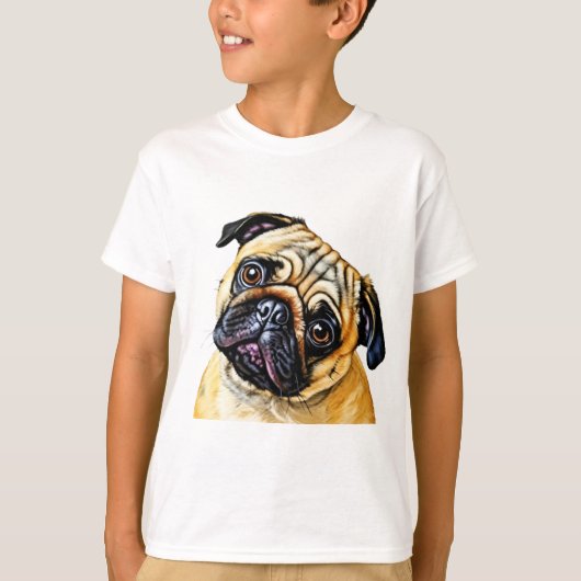 CUTE PUG SHIRT (Vorderseite)
