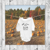 Cute Pumpkin Fall In Love Autumn Photo Pregnancy Ankündigung