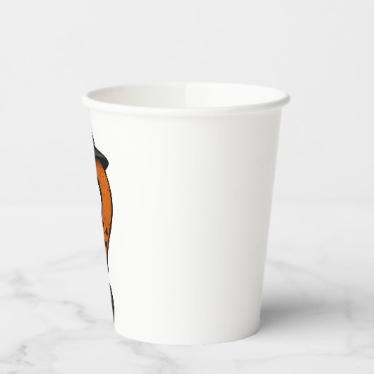 Cute Pumpkin Halloween Question Mark Paper Cup Pappbecher (Links)
