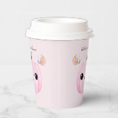 Cute Pumpkin Is On The Way | Halloween Baby Shower Pappbecher (Rechts)