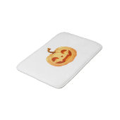 Cute Pumpkin Jack O Lantern Turtle Sea Halloween C Badematte