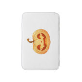 Cute Pumpkin Jack O Lantern Turtle Sea Halloween C Badematte
