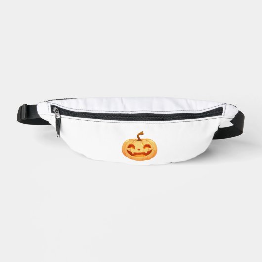 Cute Pumpkin Jack O Lantern Turtle Sea Halloween C Bauchtasche (Vorderseite)