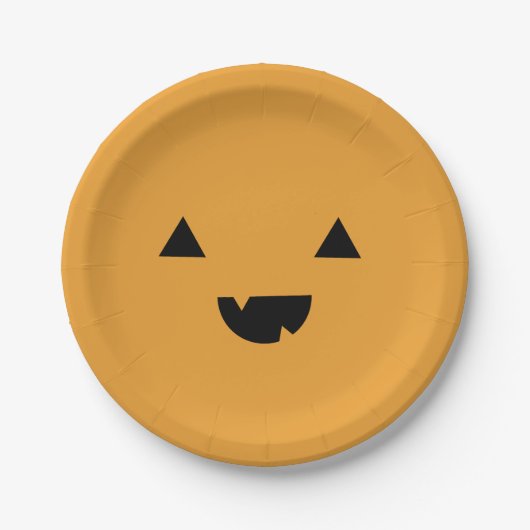 Cute Pumpkin Pappteller (Vorderseite)