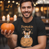 Cute Pumpkin Pup Halloween Corgi T-Shirt