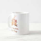 Cute Pumpkin Spice Mug Autumn Fall Vibes Coffee  Kaffeetasse (Vorderseite Links)