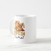 Cute pumpkin time word art Seasonal Kaffeetasse (Vorderseite Links)