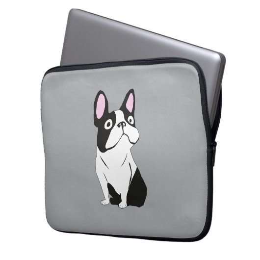 Cute pup laptopschutzhülle (Vorderseite Links)