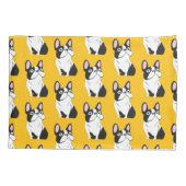 Cute Pup, yellow Kissenbezug (Rückseite)