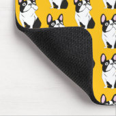 Cute Pup, yellow Mousepad (Ecke)