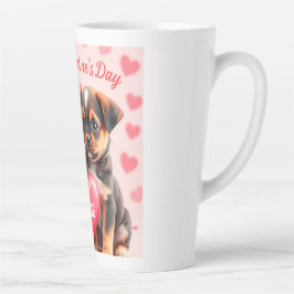 Cute puppies Happy Valentine's day personalized Milchtasse