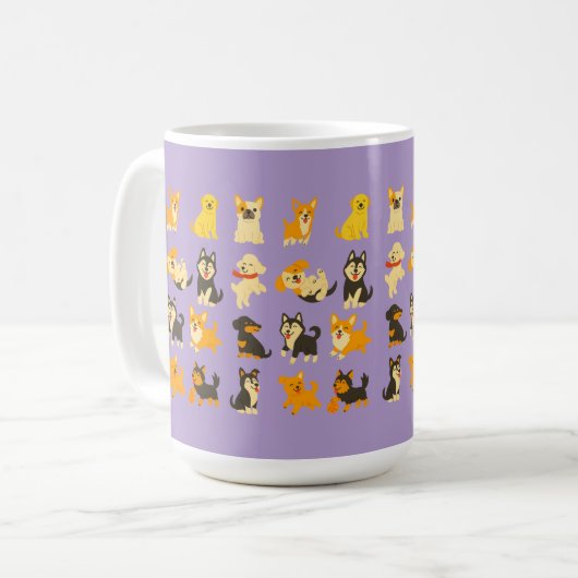 Cute Puppies Kaffeetasse (Vorderseite Links)