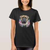 cute puppies lovely bullmastiff dog holder lover d T-Shirt (Vorderseite)
