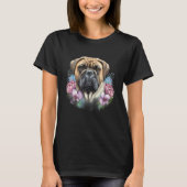 cute puppies lovely bullmastiff dog holder lover d T-Shirt (Vorderseite)