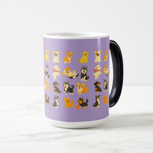 Cute Puppies Verwandlungstasse (VorderseiteRechts)