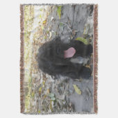 Cute Puppy Alert Decke (Vorderseite Vertikal)