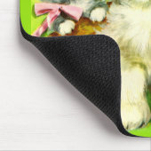 Cute Puppy and Smiling Kittens Mousepad (Ecke)