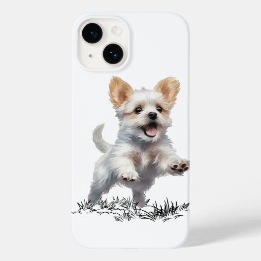 „Cute Puppy Case-Mate iPhone 14 Hülle – Stylish Do (Rückseite)
