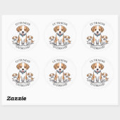 Cute Puppy Family Sticker (Blatt)